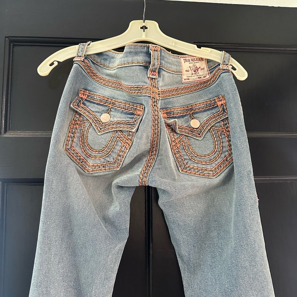 True Religion Light Blue Flare Jeans - Picture 7 of 10